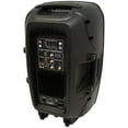thumbnail image 3 of Harmony Audio HA-L15BA Pro DJ Bluetooth 15" 1200W Powered PA Speaker Wall Mount, 3 of 5