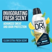 Certain Dri Clinical Prescription Antiperspirant Spray for Excessive Sweat Extra-Fresh Scent for Men & Women 4.2oz