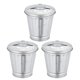 thumbnail image 1 of 3 mini botes de basura de metal con tapa, 1 of 7