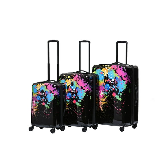Body Glove Bursts 3-Piece Hardside Spinner Luggage Set