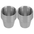 thumbnail image 1 of ETHZZLE 1 Ensemble Gobelets en Acier Inoxydable Légers Tasses à Boire Argent 70ml, 1 of 6