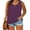 Purple, variant on Tank Tops for Women under $5 Plus Size Round-Neck Lace Sleeveless Casual Loose Summer Tunic Tank