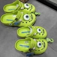 thumbnail image 4 of Hot Monsters Inc Mike Wazowski verano antideslizante al aire libre Casual zapatos de playa zapatillas con agujeros cómodas sandalias transpirables, 4 of 5
