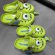 thumbnail image 4 of Hot Monsters Inc Mike Wazowski verano antideslizante al aire libre Casual zapatos de playa zapatillas con agujeros cómodas sandalias transpirables, 4 of 5