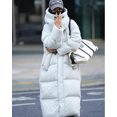 thumbnail image 4 of INS-abrigo largo acolchado con capucha para mujer, chaqueta acolchada de manga larga, abrigo acolchado, prendas de vestir exteriores de invierno, abrigo grueso acolchado cálido, 4 of 5