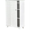 Brady Louvered Towel Safe, White