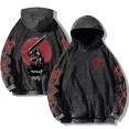 thumbnail image 4 of Sudadera con capucha Vintage Y2k para hombre, jerséis de algodón 100%, de gran tamaño Sudadera con capucha, Top de otoño, 4 of 5