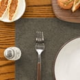 thumbnail image 7 of Sm:)e Coffee Brown Placemats 12 x 18 Inch Set of 4, Seasonal Washable Kitchen Dining Table Decoration for Home Party,240g（0.53lb）, 7 of 7