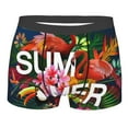thumbnail image 4 of Goofa Summer Birds and Flowers Printed Men's Boxer Briefs Underwear, Moisture-Wicking Underwear, Trunk,Soft and Breathable Cotton Underwear-Small, 4 of 9