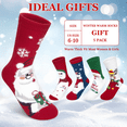 thumbnail image 7 of Loritta 5 Pairs Fluffy Fuzzy Socks Soft Cozy Socks Women Sleep Comfy Socks Winter Warm Socks for Women Gift Box, 7 of 7
