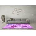 thumbnail image 3 of Ahgly Company Indoor Rectangle Patchwork Purple Transitional Area Rugs, 5' x 8', 3 of 4