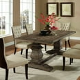 thumbnail image 5 of LexMod Column Rectangle Wood Dining Table-Color:Brown,Material:pine top and pine based,Size:78.5"L x 39.5"W x 30"H, 5 of 6