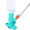 thumbnail image 2 of LYCAQL Portable Deluxe Jet Pool Vacuum Underwater Cleaner with 5 Section Pole, 3 Scrub Brushes, Leaf Bag, Telescopic Pole Attachment - Above Ground Pools, Spas, Ponds - Attach to Garden Hose, 2 of 7