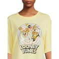 thumbnail image 4 of Looney Tunes Women's Juniors Short Sleeve Graphic Tee, 4 of 5