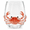 Crab, variant on 3D Ocean Animal Glass Cup, Borosilicate Glass Drinking Tumbler, Clear Minimalist Glassware for Water Tea Coffee Juice Cocktail Home Bar Kitchen Use