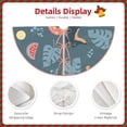thumbnail image 3 of Sikiie Watermelons Dachshunds Nativity Christmas Tree Skirt, Jesus Christian Winter Holiday Tree Mat Decoration(30-48IN)48", 3 of 6