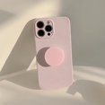 thumbnail image 3 of Funda a prueba de golpes para iPhone, carcasa de silicona suave y lisa con soporte, Color caramelo, para iPhone 15, 14, 13, 12, 11 Pro Max, 7, 8 Plus, XS, X, XR, SE 3, 3 of 5