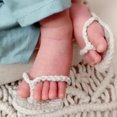 thumbnail image 4 of Otqutp Baby Girls Boys Handmade Crochet Flip Flops Sandals Toddler Girls Soft Flat Indoor Wide Shoes Lightweight Knit Soft Shoes, 4 of 7
