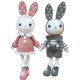thumbnail image 2 of Juego de manualidades BLESIY muñeca de conejo hilo gancho accesorios gris y rosa, 2 of 8