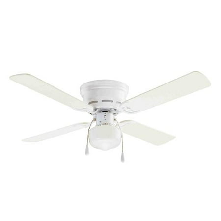 Mainstays 42" Ceiling Fan with Lighting, White - Walmart.com
