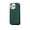 Green, variant on Genuine leather for iPhone case with full drop protection, luxurious and minimalist design father gift.
