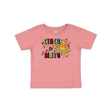 

Inktastic Happy Cinco De Mayo-sombrero Gift Baby Boy or Baby Girl T-Shirt