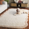 thumbnail image 3 of SAFAVIEH Vermont Rosabel Checkered Area Rug, Ivory/Beige, 4' x 6', 3 of 11