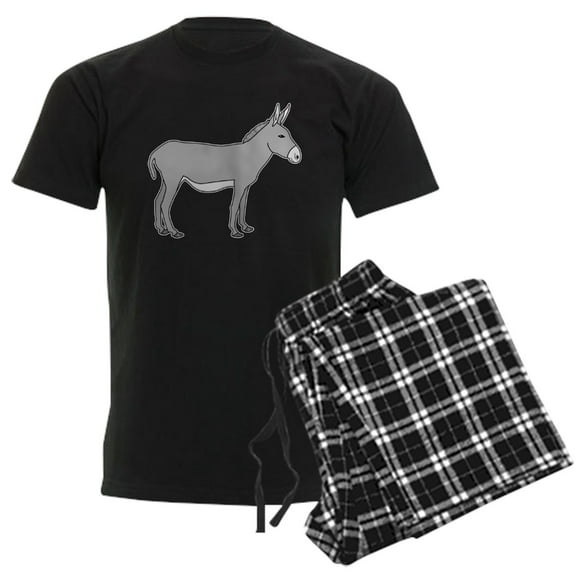 CafePress - Donkey Men's Dark Pajamas - Men's Dark Loose Fit Cotton Pajama Set