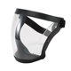 thumbnail image 1 of Escudos protectores de alta definición de cara completa, casco antisalpicaduras de escudo facial unisex, 1 of 4