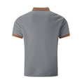 thumbnail image 3 of Men's Summer Leisure Culture Breathable Short Sleeved Shirt Top S, 3 of 4