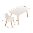 thumbnail image 2 of Mesa Rectangular - Silla Frankfur (Gris), 2 of 2