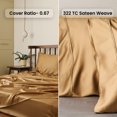 thumbnail image 4 of Weddingly Certified 100% Tencel Lyocell Sheets|4 piece set|Sateen Weave|True Carbon Zero|Gentle to skin|Genuity tags included|Body temperature regulation|Natural sheen|Austrian Eucalyptus(Full,Taupe), 4 of 5