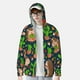 thumbnail image 2 of Balery Cute Hedgehogs Cactus Blue Sudadera ligera de manga larga con capucha y protección solar UPF 50+ para hombre y mujer, ideal para pesca y running-Large, 2 of 7