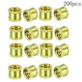 thumbnail image 3 of Wekity M5x6mm Female Thread Knurled Nuts,200PCS Hx6mm OD Brass Threaded Insert Embedment Nuts Hydraulic Welded Joint Injection Molding Assortment Kit for 3D Printing Injection Molding-0621, 3 of 5