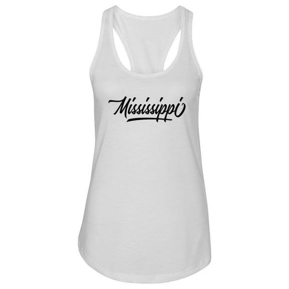 Usa Mississippi. Tank Women -Image by Shutterstock, Female x-Large