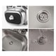 thumbnail image 3 of Sink Waste Drain Plug Hole Angle Fitting, Waste Plug Sink Basin Drain Filter for Motorhome Boat, Without Tube, 3 of 5
