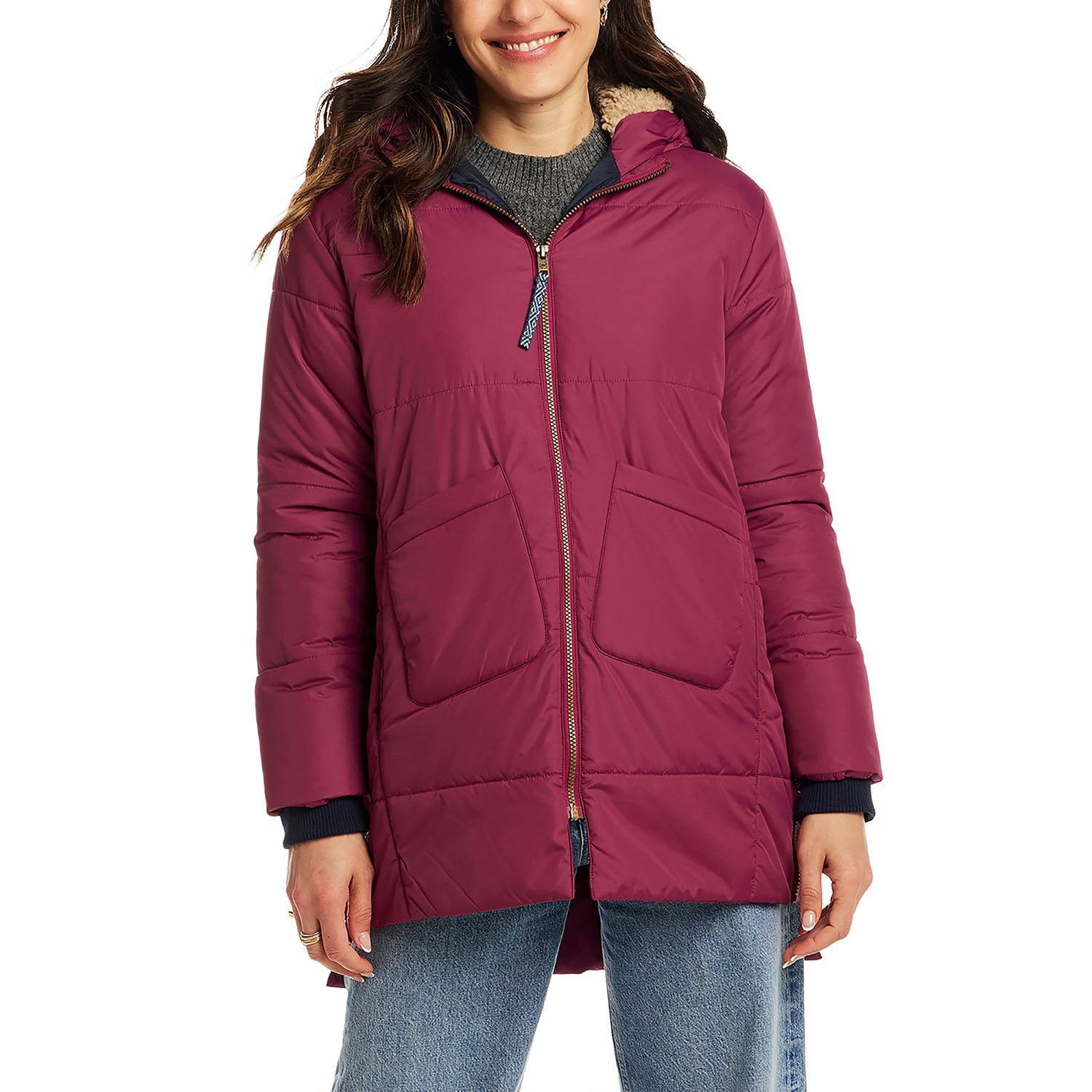 Fleece Jacket London Fog Puffer Jacket Sam's Club DKNY