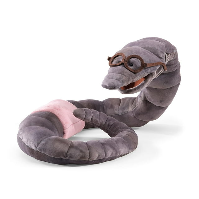 Marioneta de mano Folkmanis Bookworm para niños y objetos de colección