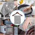 thumbnail image 3 of White Grey Spring Floral Kitchen Towels Set of 2, Water Absorbent Dish Towel, Summer Flowers Botanical Decorative Hand Towels - Quick Drying Cloth for Cooking Baking, 18x28 Inch, 3 of 8