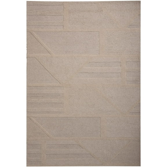 Rizzy Rugs Lofton Area Rug A07201 Modern Ivory, 5' x 7' 6", Ivory