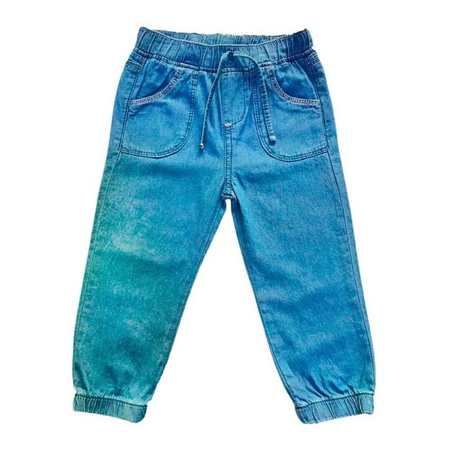 Pantalón George Niña 3 Años con Elástico Azul