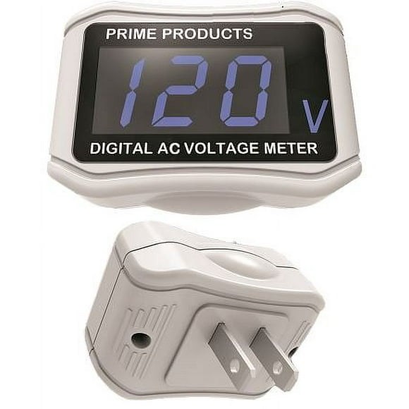 Prime Line Voltage Monitor 12-4059 Shows If Low Voltage Condition Exists; 110 Volt AC; Digital Display