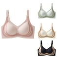thumbnail image 5 of Lovskoo Women Wirefree Bras For Women Full Coverage No Underwire Everyday Bras Comfortable Wireless Padded Bras Black, 5 of 5