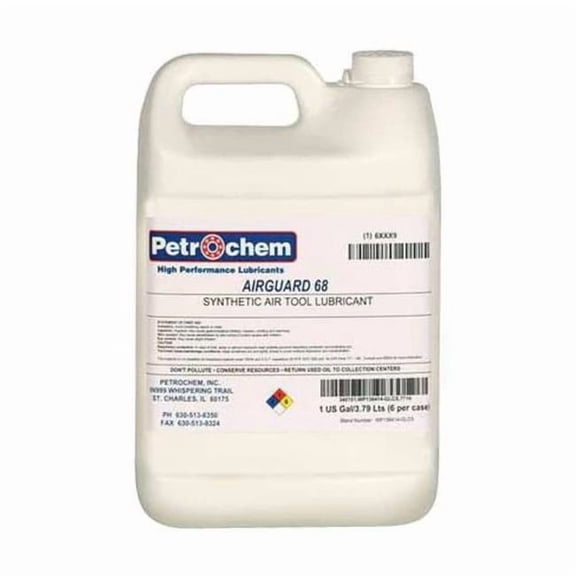 Petrochem Air Tool Lubricant,Synthetic Base,1 gal. AIRGUARD 68-001