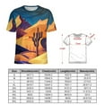 thumbnail image 3 of Beach Desert At Night T Shirts Abstract Nature Street Wear T-Shirt Women Short-Sleeve Hip Hop Oversize Tee Shirt Graphic, 3 of 7