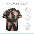 thumbnail image 7 of High Quality Hawaiian Shirts for Men Short Sleeve Aloha Beach Shirt Floral Summer Casual Button Down Shirts Blouses IAT9MP, 7 of 7