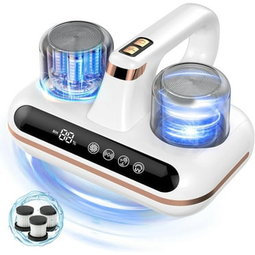 Bed Vacuum Cleaner,  5-in-1 Cordless Mattress Vacuum Cleaner, 16Kpa Strong Suction HEPA Filter 253.7nm Deep Cleaning, Powerful Handheld Vacuums for Dust & Pet Hair