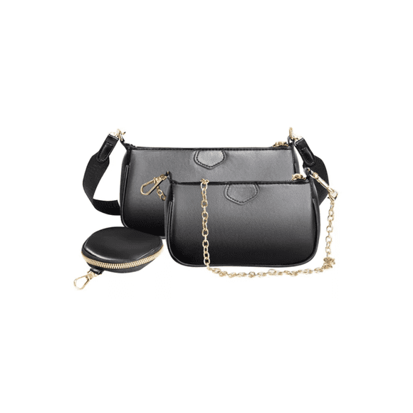 Bolsa 3 En 1 Moda Mujer Bandolera Crossbody Monedero Cartera