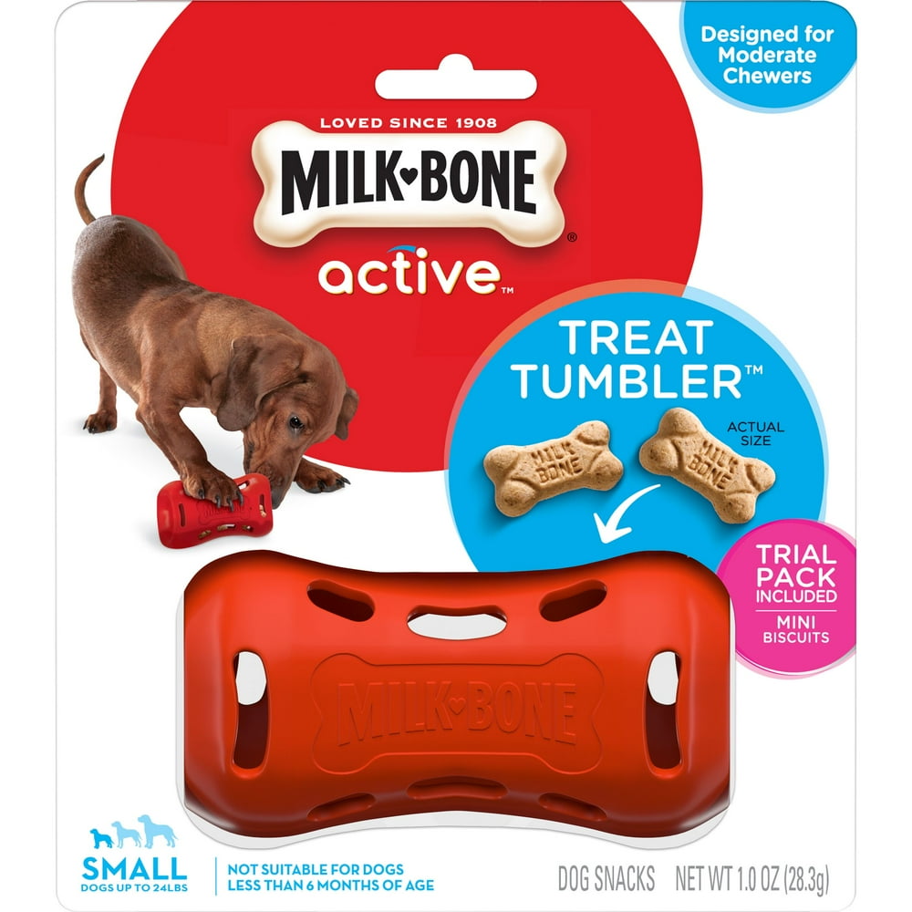 MilkBone Treat Tumbler, Interactive Dog Toy for Small Dogs Walmart