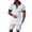 White, variant on Vedolay Short Sets For Mens Men's 2 Piece Summer Tracksuit Shirt and Shorts Set Casual Sport Suit Quick Dry,Navy M